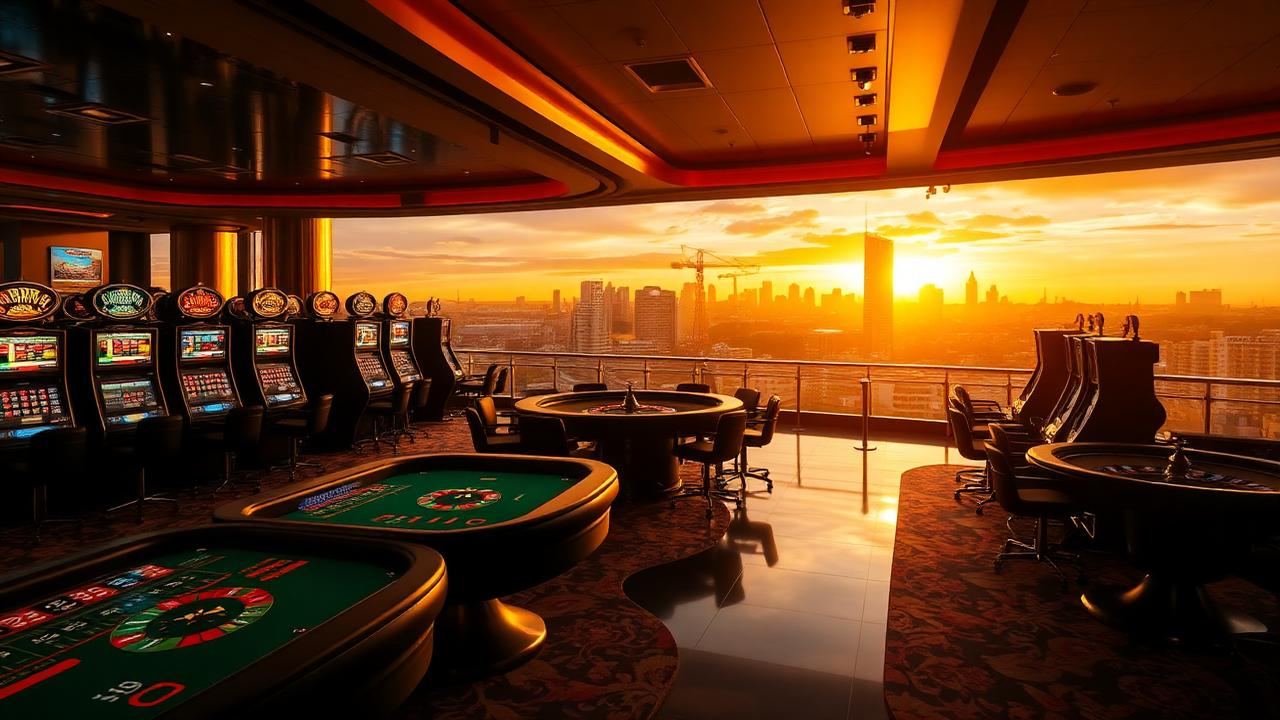 Ein moderner Personalausweis mit NFC-Chip liegt auf einem Smartphone zur digitalen Casino-Verifizierung.